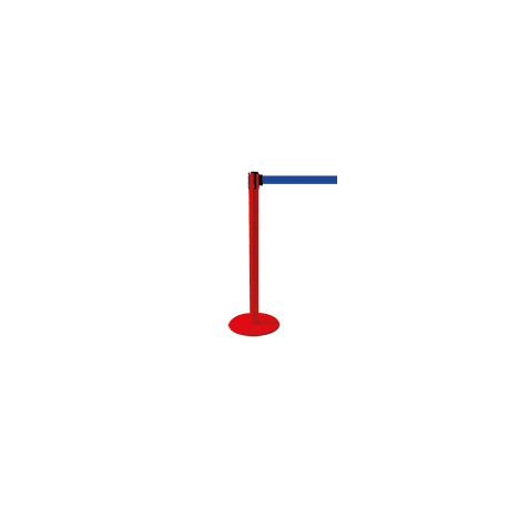 Colonnina SAFE IN modello PLUS colore rosso con nastro BLU