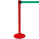 Colonnina SAFE IN modello PLUS colore rosso con nastro VERDE