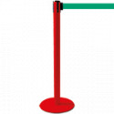 Colonnina SAFE IN modello PLUS colore rosso con nastro VERDE