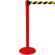 Colonnina SAFE IN modello PLUS colore rosso con nastro GIALLO/NERO