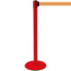 Colonnina SAFE IN modello PLUS colore rosso con nastro ARANCIO