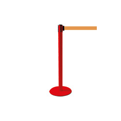 Colonnina SAFE IN modello PLUS colore rosso con nastro ARANCIO