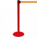 Colonnina SAFE IN modello PLUS colore rosso con nastro ARANCIO