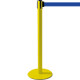 Colonnina SAFE IN modello PLUS colore giallo con nastro BLU