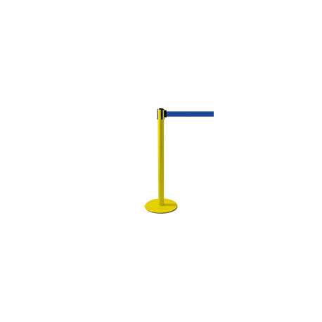 Colonnina SAFE IN modello PLUS colore giallo con nastro BLU