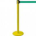 Colonnina SAFE IN modello PLUS colore giallo con nastro VERDE