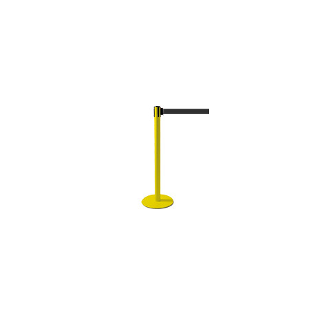 Colonnina SAFE IN modello PLUS colore giallo con nastro NERO