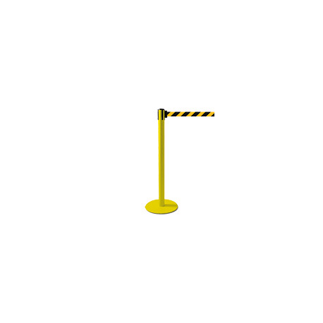 Colonnina SAFE IN modello PLUS colore giallo con nastro GIALLO/NERO