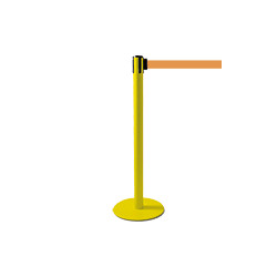 Colonnina SAFE IN modello PLUS colore giallo con nastro ARANCIO