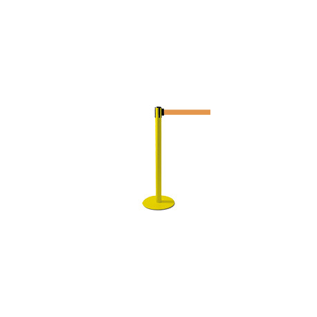 Colonnina SAFE IN modello PLUS colore giallo con nastro ARANCIO