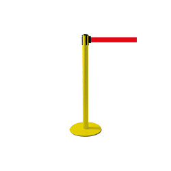 Colonnina SAFE IN modello PLUS colore giallo con nastro ROSSO