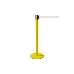 Colonnina SAFE IN modello PLUS colore giallo con nastro BIANCO