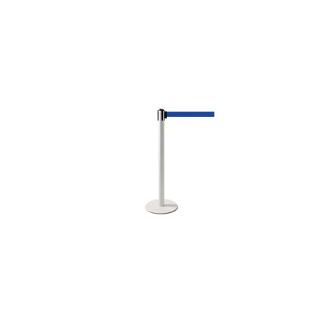 Colonnina SAFE IN modello PLUS colore bianco con nastro BLU