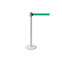 Colonnina SAFE IN modello PLUS colore bianco con nastro VERDE