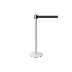 Colonnina SAFE IN modello PLUS colore bianco con nastro NERO