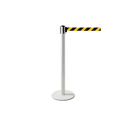 Colonnina SAFE IN modello PLUS colore bianco con nastro GIALLO/NERO