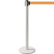 Colonnina SAFE IN modello PLUS colore bianco con nastro ARANCIO