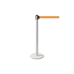 Colonnina SAFE IN modello PLUS colore bianco con nastro ARANCIO