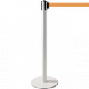 Colonnina SAFE IN modello PLUS colore bianco con nastro ARANCIO