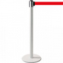 Colonnina SAFE IN modello PLUS colore bianco con nastro ROSSO
