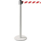 Colonnina SAFE IN modello PLUS colore bianco con nastro BIANCO/ROSSO