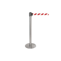 Colonnina SAFE IN modello PLUS in acciaio cromato lucido nastro B/R