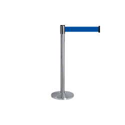 Colonnina SAFE IN con nastro personalizzabile h. cm 8 colore BLU