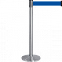 Colonnina SAFE IN con nastro personalizzabile h. cm 8 colore BLU