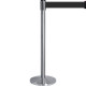 Colonnina SAFE IN con nastro personalizzabile h. cm 8 colore NERO