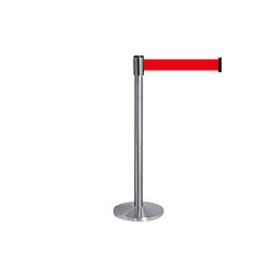 Colonnina SAFE IN con nastro personalizzabile h. cm 8 colore ROSSO
