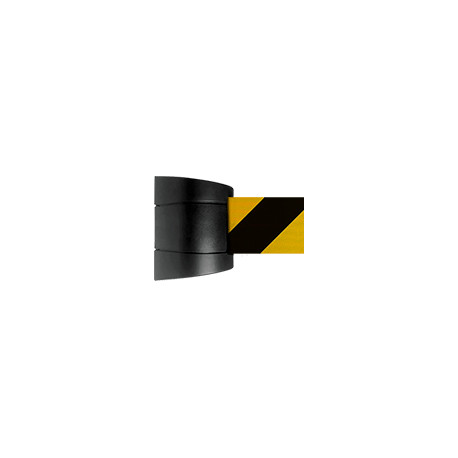 Testina a muro SAFE IN nera nastro 10 mt GIALLO/NERO