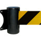 Testina a muro SAFE IN nera nastro 3 mt GIALLO/NERO