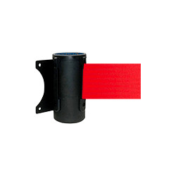 Testina a muro SAFE IN nera nastro 3 mt ROSSO