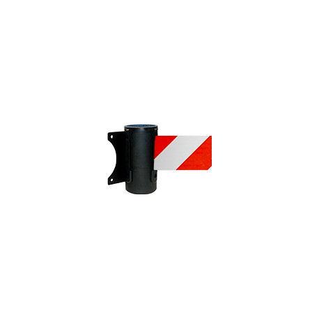 Testina a muro SAFE IN nera nastro 3 mt BIANCO/ROSSO