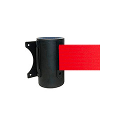 Testina a muro SAFE IN nera nastro 4 mt ROSSO