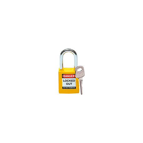 Lucchetto serie chiavi tutte diverse GIALLO