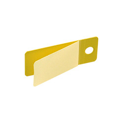 Confezione da 50 targhette LAMINAT autoadesive con anello rinforzato