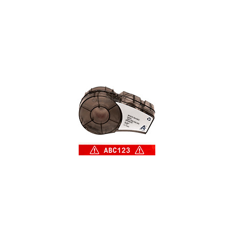 Rotolo in vinile da 6,4 m scritta bianca fondo rosso x stampante M211