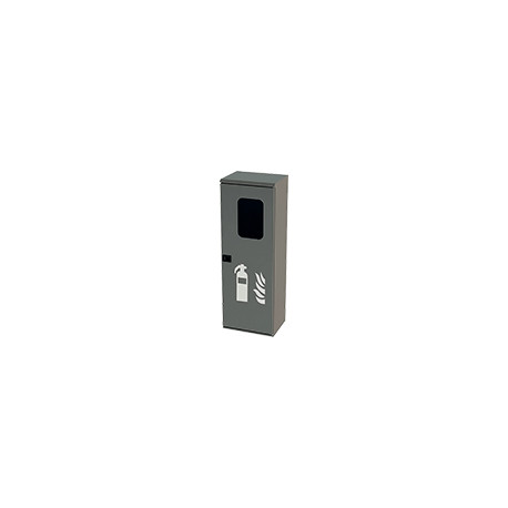 Cassetta portaestintori UTAH in acciaio inox per estintori kg. 9/12