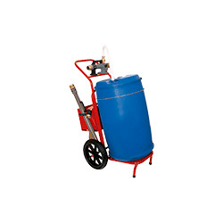 Carrello portafusti con manichetta UNI45, lancia,fusto schiuma escluso