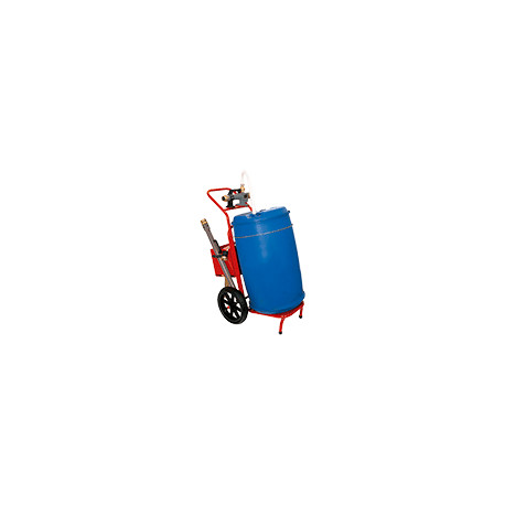 Carrello portafusti con manichetta UNI45, lancia,fusto schiuma escluso