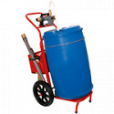 Carrello portafusti con manichetta UNI45, lancia,fusto schiuma escluso