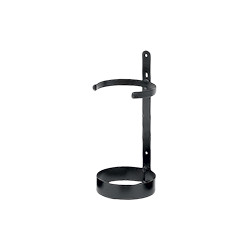 Supporto a muro o automezzo per estintori a polvere da 9 kg.