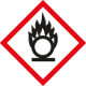 Etichetta adesiva singola " materiali comburenti "