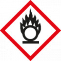 Etichetta adesiva singola " materiali comburenti "