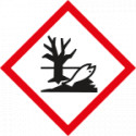 Etichetta adesiva singola " pericolo ambiente "