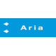 Foglio da 5 etichette fondo grigio" ARIA"sinistra
