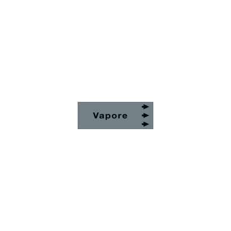 Foglio da 5 etichette " VAPORE " destra
