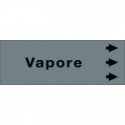Foglio da 5 etichette " VAPORE " destra