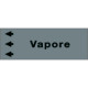 Foglio da 5 etichette " VAPORE " sinistra